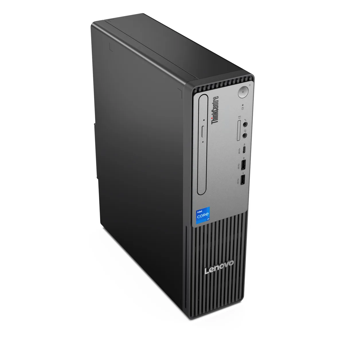 Ordinateur de bureau Lenovo ThinkCentre neo 50s Gen 5 SFF i5-14400 8Go 512Go SSD — vue de trois-quarts